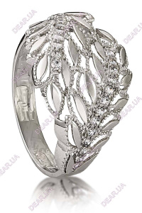 Крупное женское кольцо из серебра 925 пробы, артикул 2691.1