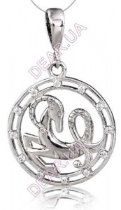 Женская подвеска знак зодиака из серебра 925 пробы, артикул 4204.1